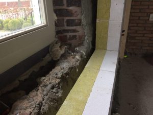 Cellenbeton-blokken voorzetwand-isolatie