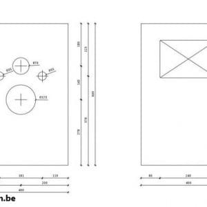 Toiletplaat Cellenbeton